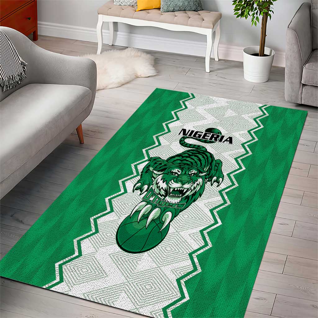 Nigeria Basketball Area Rug Go DTigers - Wonder Print Shop