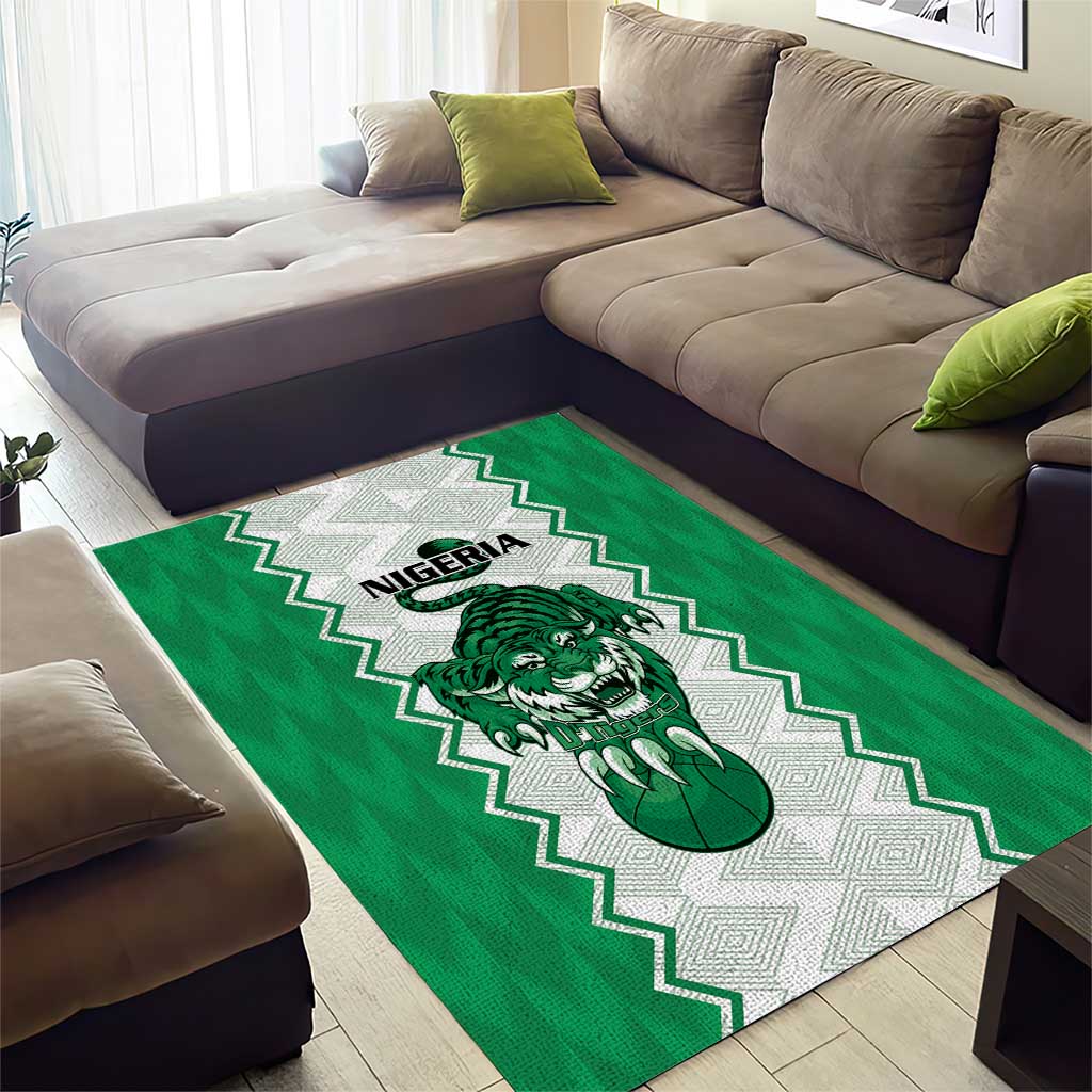 Nigeria Basketball Area Rug Go DTigers - Wonder Print Shop