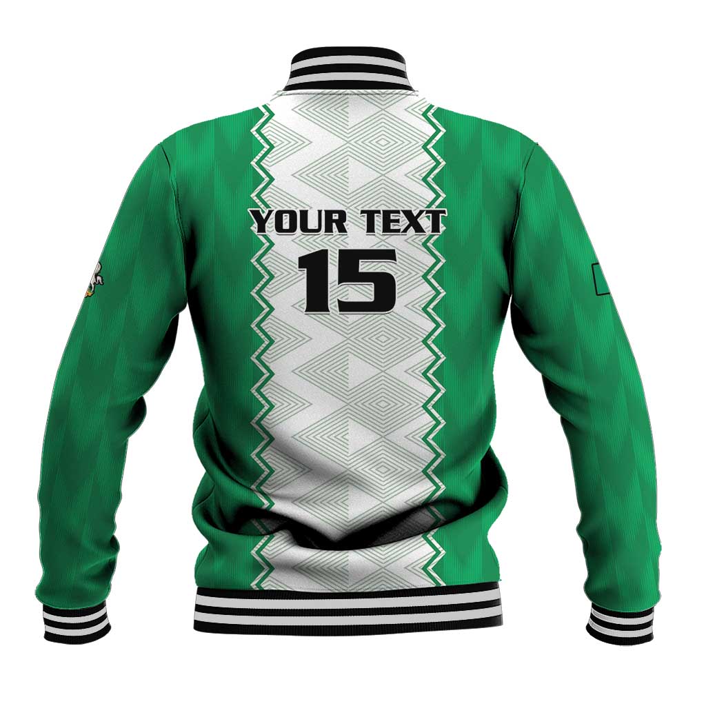 Nigeria Basketball Custom Baseball Jacket Go DTigers - Wonder Print Shop