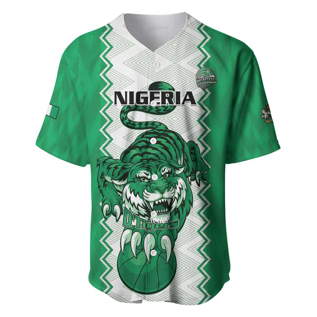 Nigeria Basketball Custom Baseball Jersey Go DTigers - Wonder Print Shop