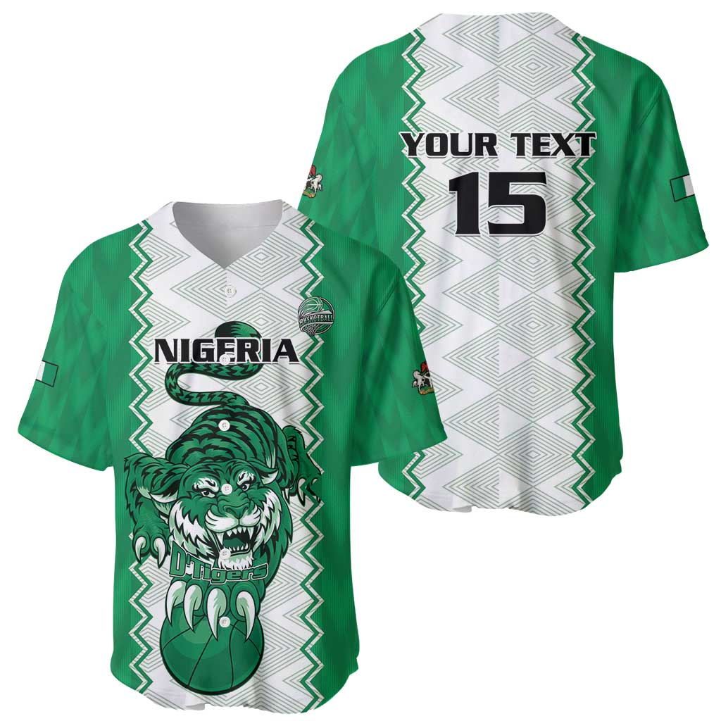 Nigeria Basketball Custom Baseball Jersey Go DTigers - Wonder Print Shop