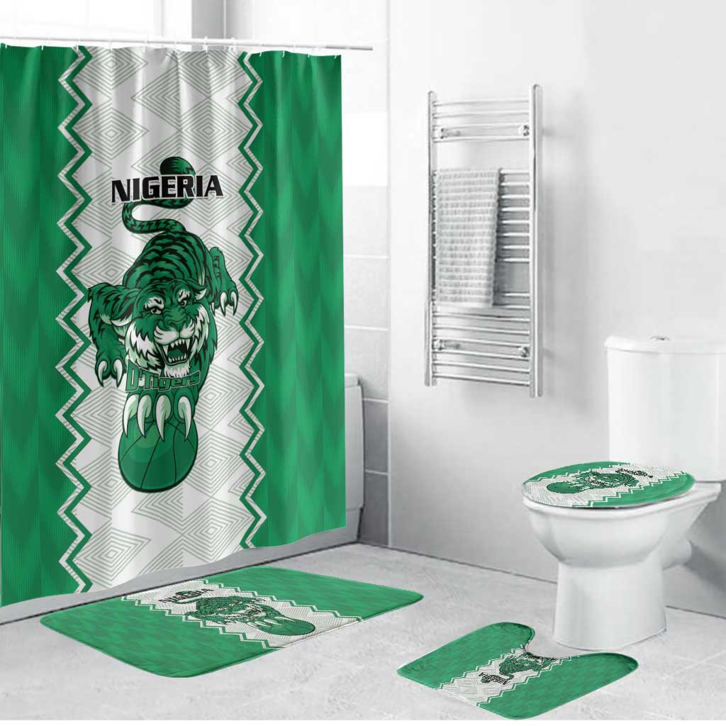 Nigeria Basketball Bathroom Set Go DTigers - Wonder Print Shop