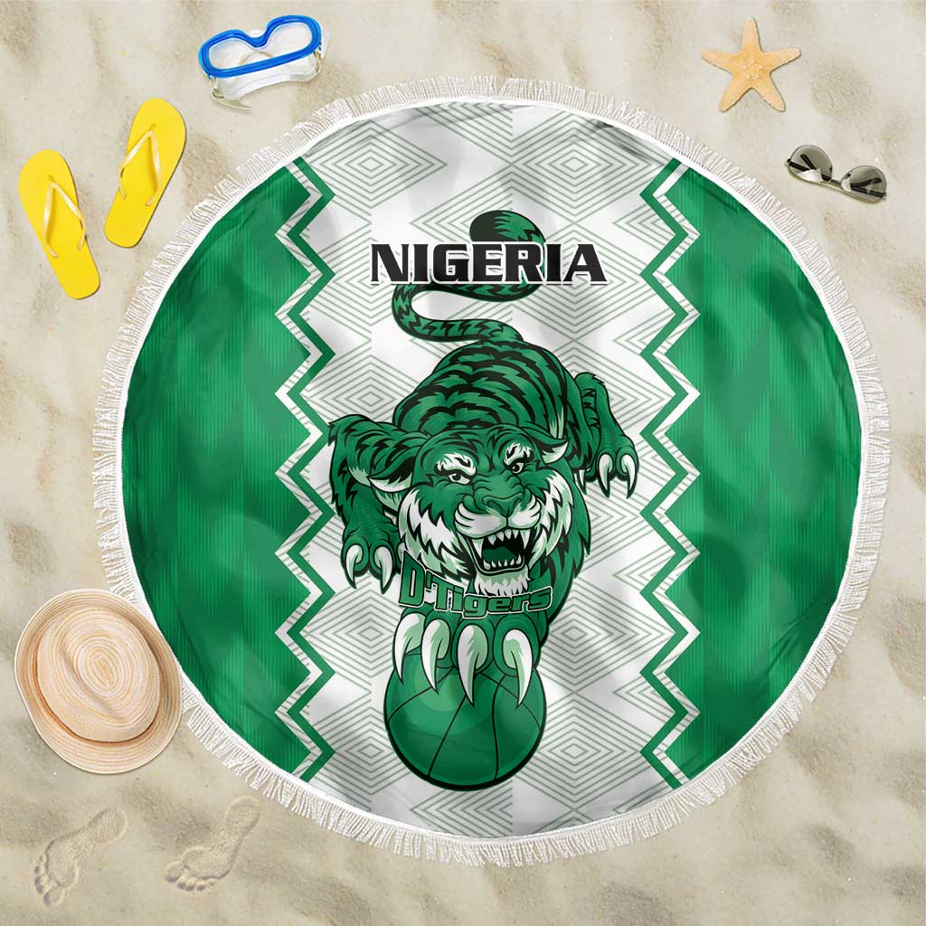 Nigeria Basketball Beach Blanket Go DTigers - Wonder Print Shop