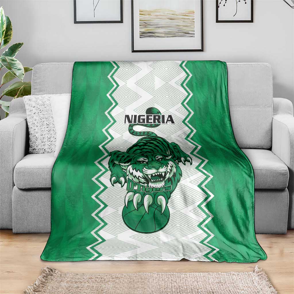Nigeria Basketball Blanket Go DTigers - Wonder Print Shop