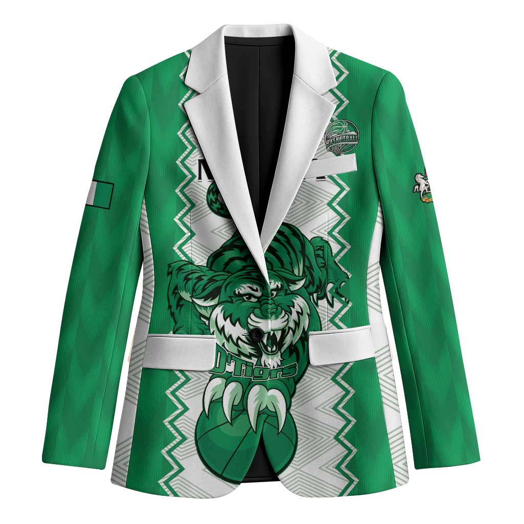 Nigeria Basketball Custom Blazer Go DTigers - Wonder Print Shop