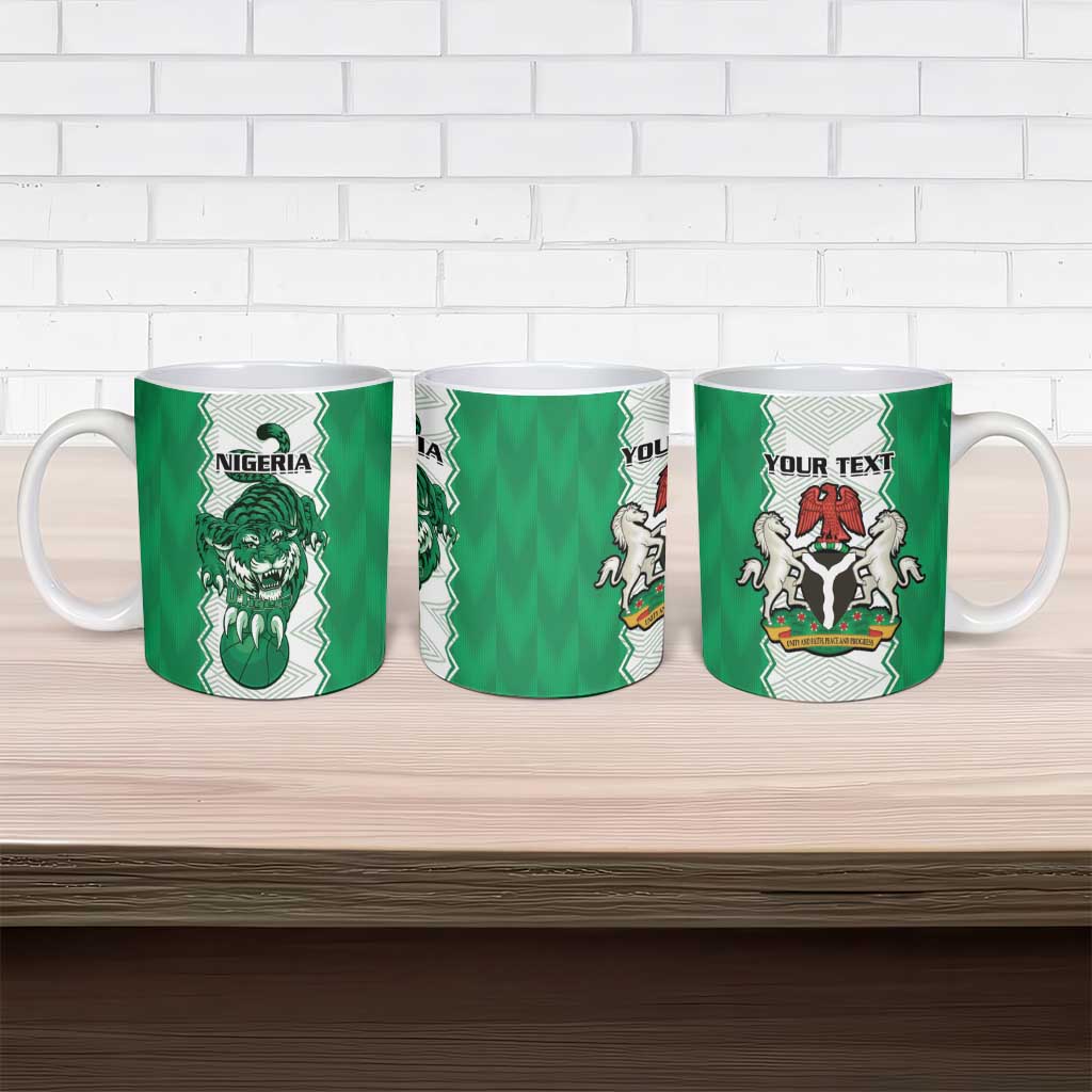 Nigeria Basketball Custom Ceramic Mug Go DTigers - Wonder Print Shop