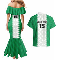 Nigeria Basketball Custom Couples Matching Mermaid Dress and Hawaiian Shirt Go DTigers - Wonder Print Shop