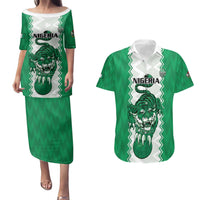 Nigeria Basketball Custom Couples Matching Puletasi and Hawaiian Shirt Go DTigers - Wonder Print Shop
