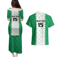 Nigeria Basketball Custom Couples Matching Puletasi and Hawaiian Shirt Go DTigers - Wonder Print Shop