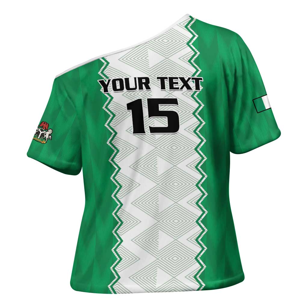 Nigeria Basketball Custom Cross Shoulder Shirt Go DTigers - Wonder Print Shop