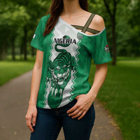 Nigeria Basketball Custom Cross Shoulder Shirt Go DTigers - Wonder Print Shop
