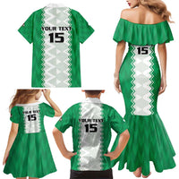 Nigeria Basketball Custom Family Matching Mermaid Dress and Hawaiian Shirt Go DTigers - Wonder Print Shop