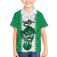 Nigeria Basketball Custom Family Matching Off The Shoulder Long Sleeve Dress and Hawaiian Shirt Go DTigers - Wonder Print Shop