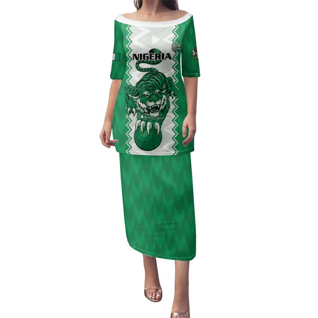 Nigeria Basketball Custom Family Matching Puletasi and Hawaiian Shirt Go DTigers - Wonder Print Shop