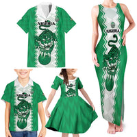 Nigeria Basketball Custom Family Matching Tank Maxi Dress and Hawaiian Shirt Go DTigers - Wonder Print Shop