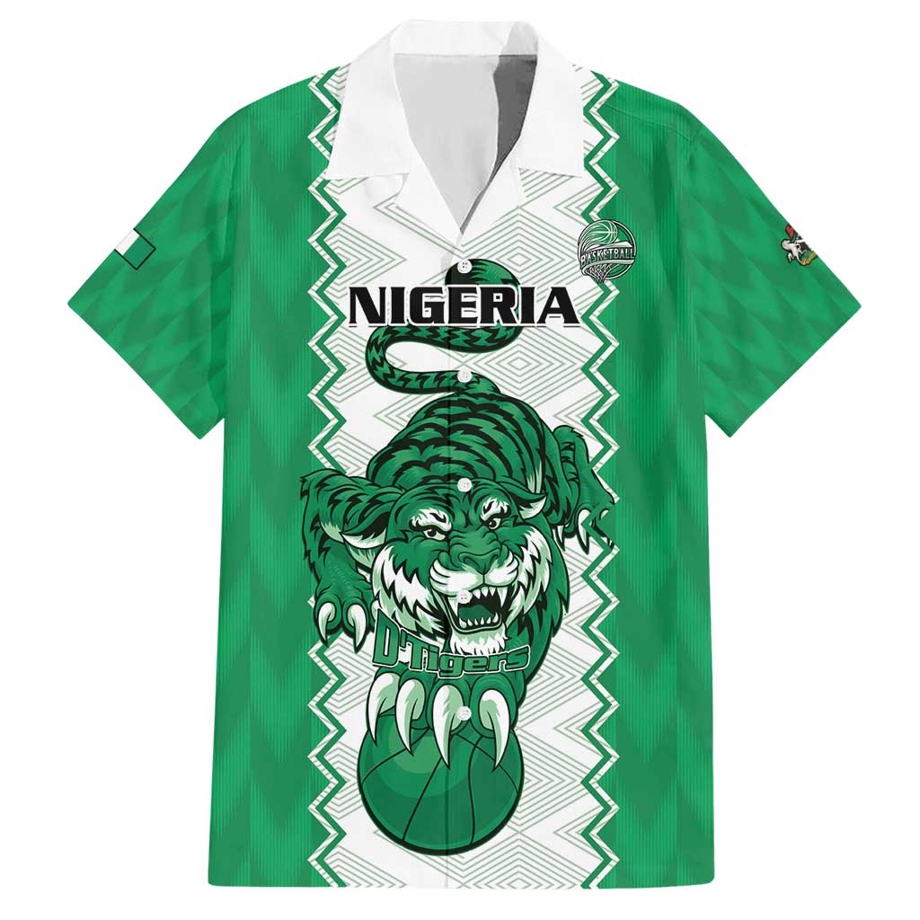 Nigeria Basketball Custom Hawaiian Shirt Go DTigers - Wonder Print Shop