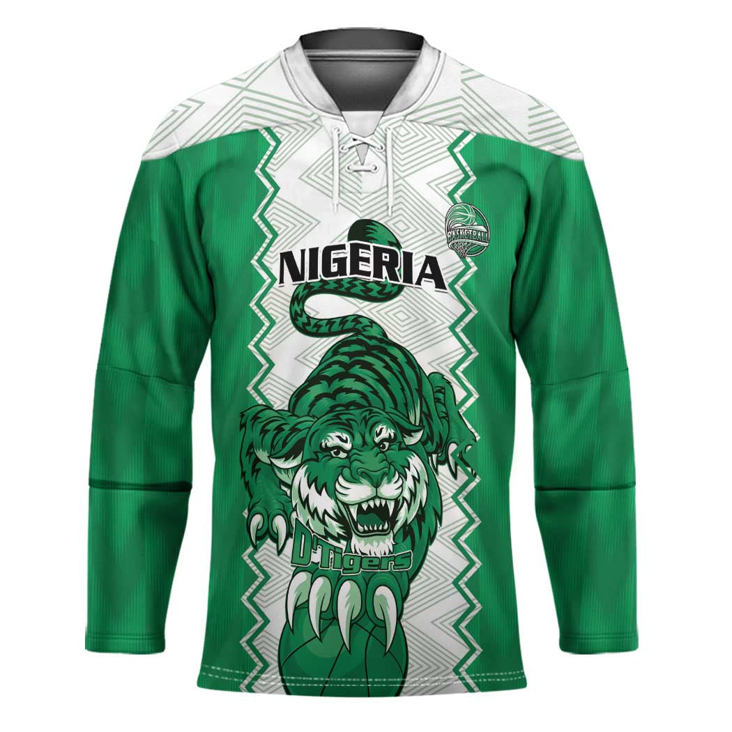 Nigeria Basketball Custom Hockey Jersey Go DTigers - Wonder Print Shop