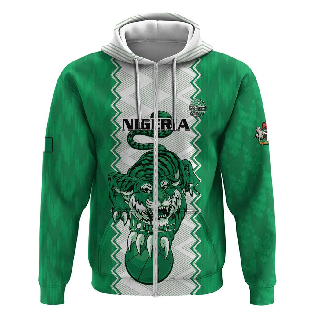 Nigeria Basketball Custom Hoodie Go DTigers - Wonder Print Shop