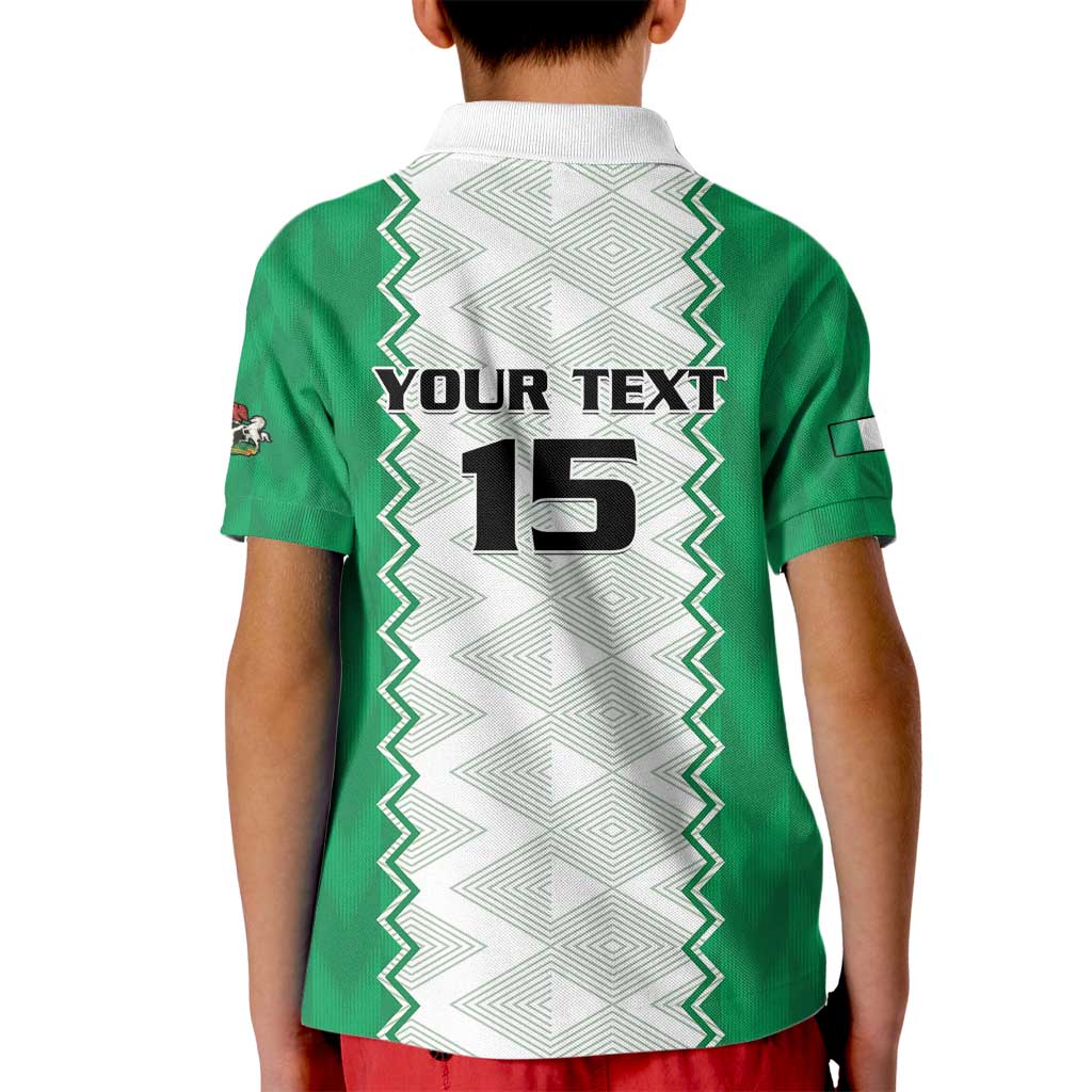 Nigeria Basketball Custom Kid Polo Shirt Go DTigers - Wonder Print Shop