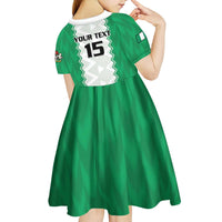 Nigeria Basketball Custom Kid Short Sleeve Dress Go DTigers - Wonder Print Shop