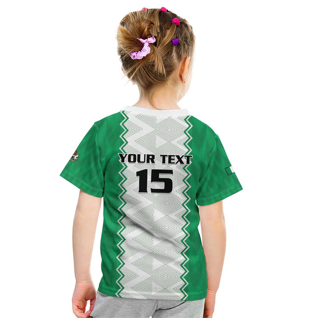 Nigeria Basketball Custom Kid T Shirt Go DTigers - Wonder Print Shop