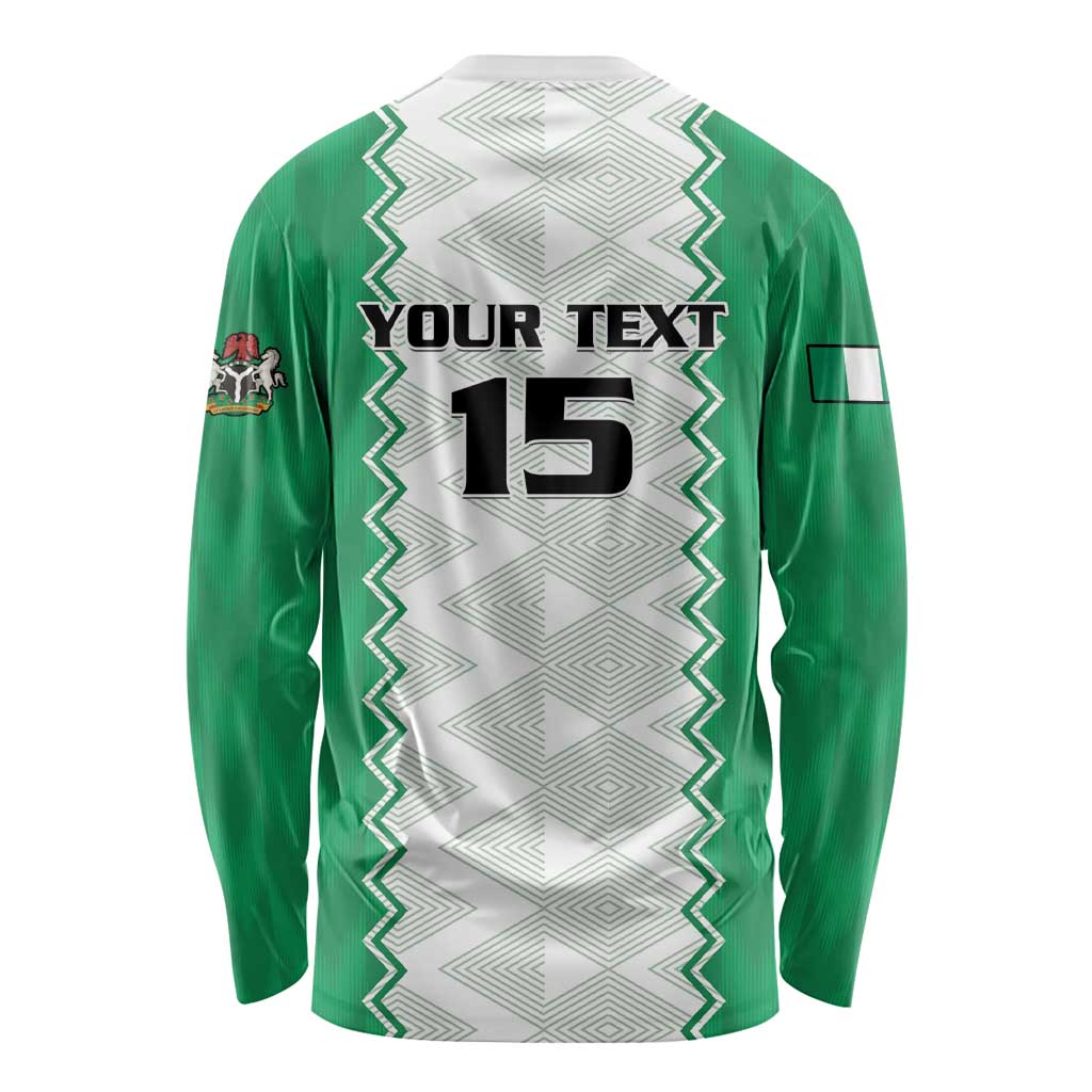 Nigeria Basketball Custom Long Sleeve Shirt Go DTigers - Wonder Print Shop
