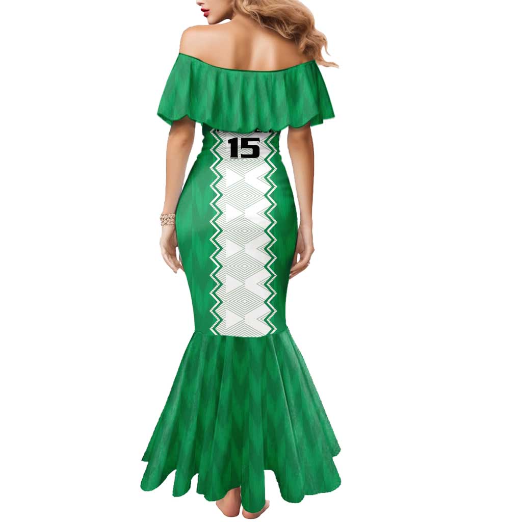 Nigeria Basketball Custom Mermaid Dress Go DTigers - Wonder Print Shop