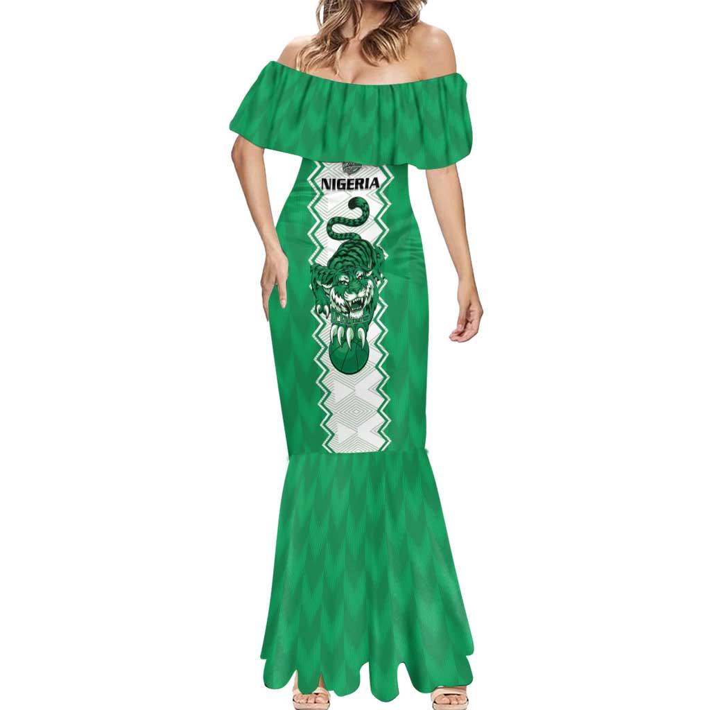 Nigeria Basketball Custom Mermaid Dress Go DTigers - Wonder Print Shop