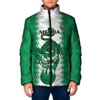 Nigeria Basketball Custom Padded Jacket Go DTigers - Wonder Print Shop