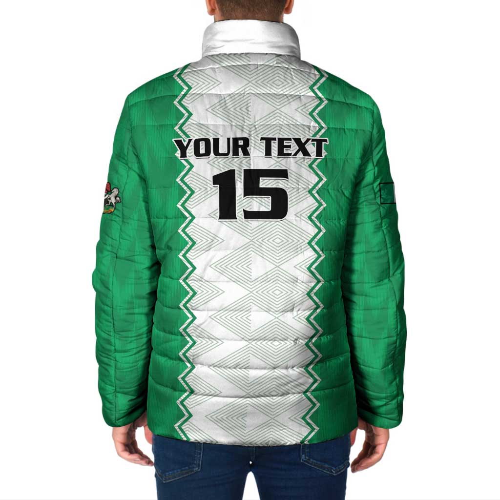 Nigeria Basketball Custom Padded Jacket Go DTigers - Wonder Print Shop