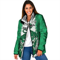 Nigeria Basketball Custom Padded Jacket Go DTigers - Wonder Print Shop