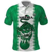 Nigeria Basketball Custom Polo Shirt Go DTigers - Wonder Print Shop