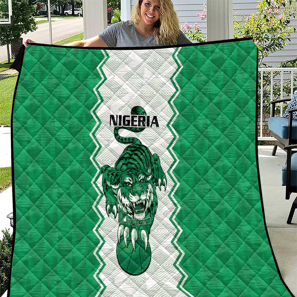 Nigeria Basketball Quilt Go DTigers - Wonder Print Shop