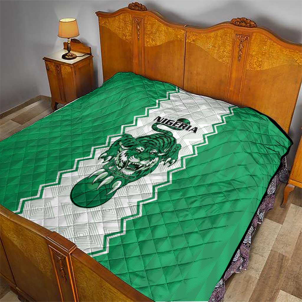 Nigeria Basketball Quilt Go DTigers - Wonder Print Shop