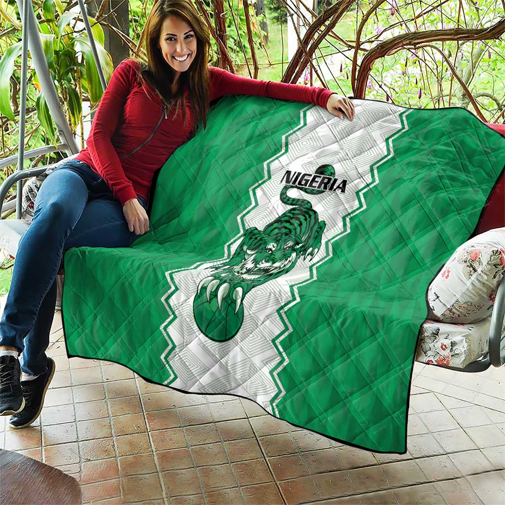 Nigeria Basketball Quilt Go DTigers - Wonder Print Shop