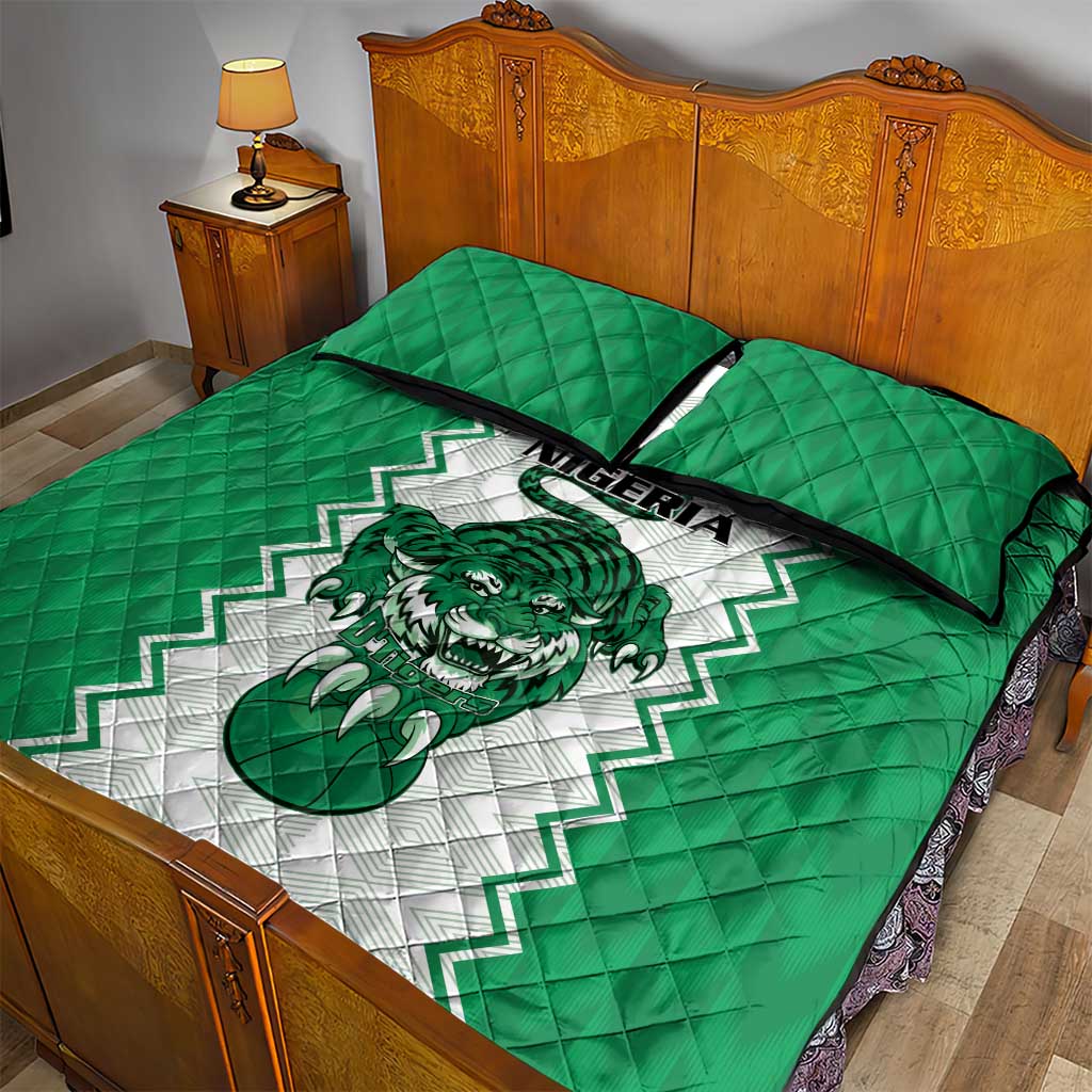 Nigeria Basketball Quilt Bed Set Go DTigers - Wonder Print Shop