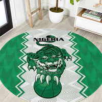 Nigeria Basketball Round Carpet Go DTigers - Wonder Print Shop