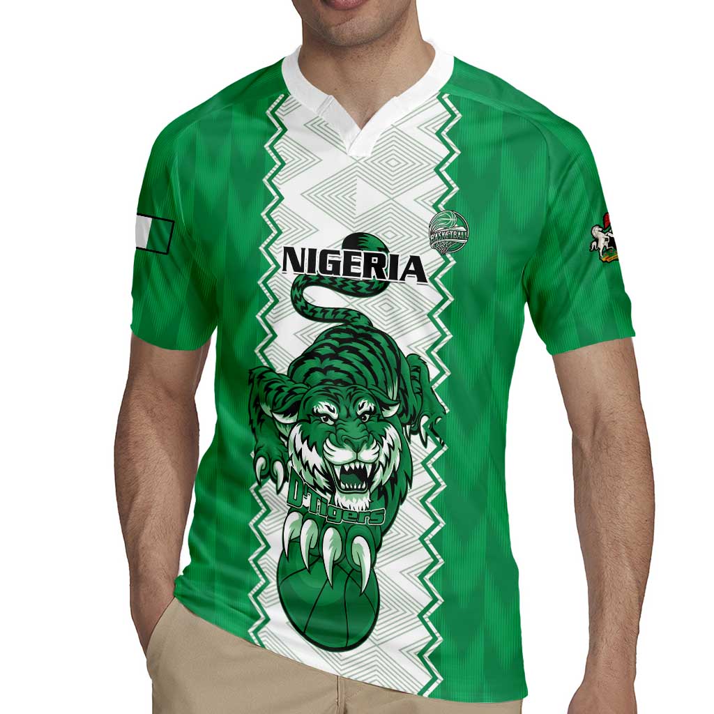 Nigeria Basketball Custom Rugby Jersey Go DTigers - Wonder Print Shop