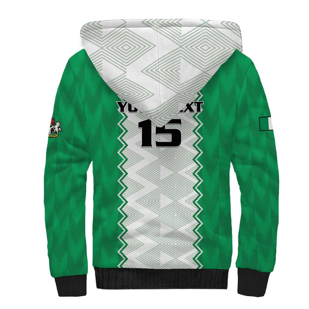 Nigeria Basketball Custom Sherpa Hoodie Go DTigers - Wonder Print Shop