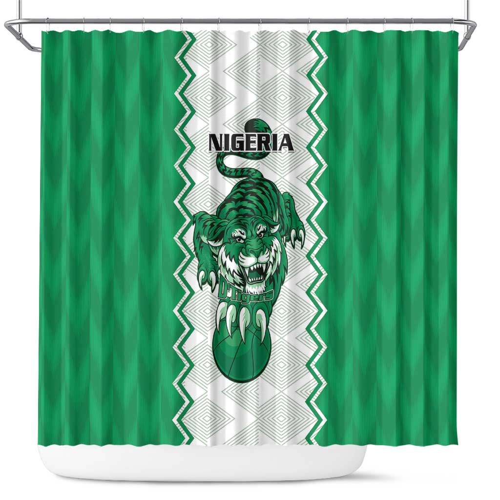 Nigeria Basketball Shower Curtain Go DTigers - Wonder Print Shop