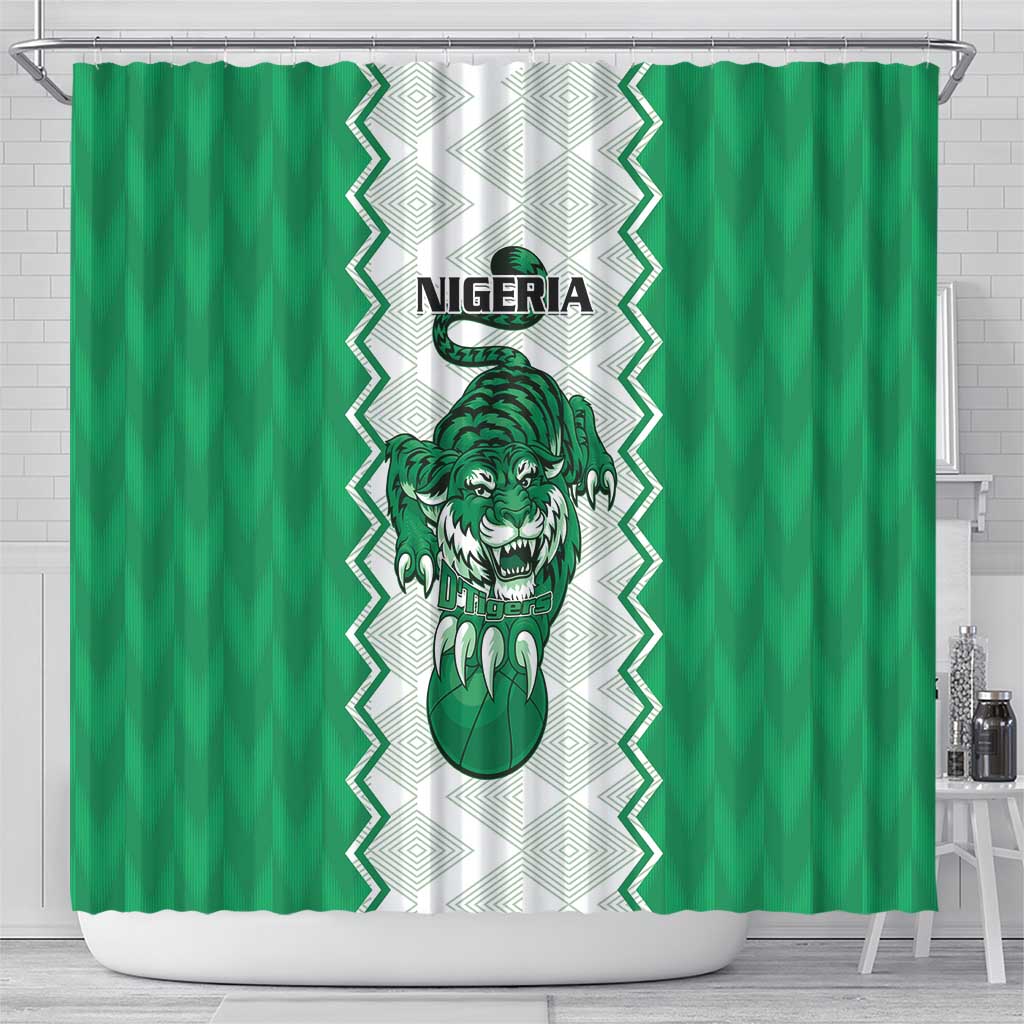 Nigeria Basketball Shower Curtain Go DTigers - Wonder Print Shop