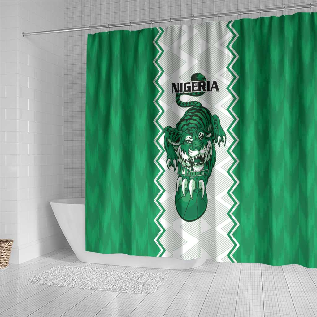 Nigeria Basketball Shower Curtain Go DTigers - Wonder Print Shop