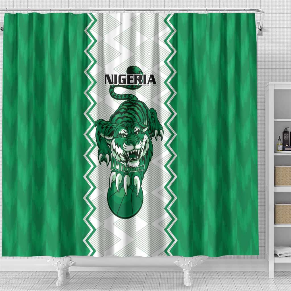 Nigeria Basketball Shower Curtain Go DTigers - Wonder Print Shop