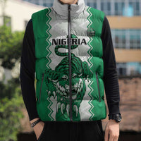 Nigeria Basketball Custom Sleeveless Puffer Jacket Go DTigers - Wonder Print Shop