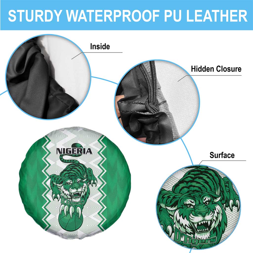 Nigeria Basketball Spare Tire Cover Go DTigers - Wonder Print Shop
