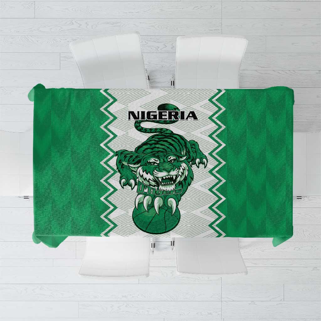 Nigeria Basketball Tablecloth Go DTigers - Wonder Print Shop
