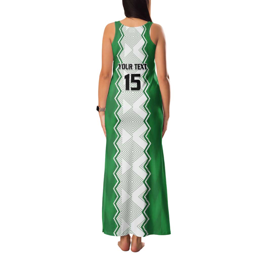Nigeria Basketball Custom Tank Maxi Dress Go DTigers - Wonder Print Shop