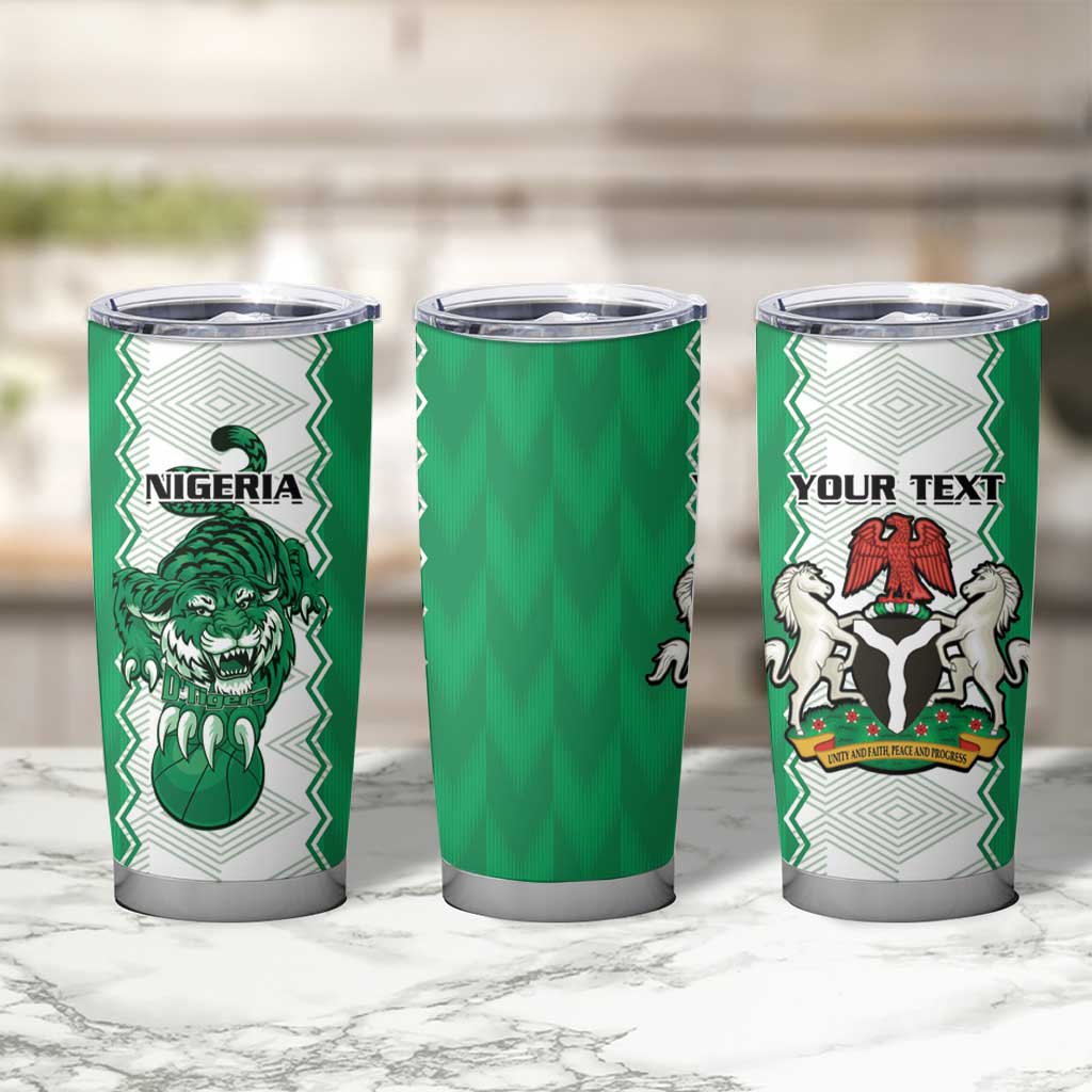 Nigeria Basketball Custom Tumbler Cup Go DTigers - Wonder Print Shop