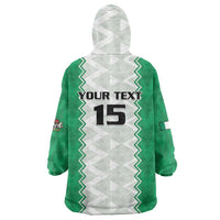 Nigeria Basketball Custom Wearable Blanket Hoodie Go DTigers - Wonder Print Shop