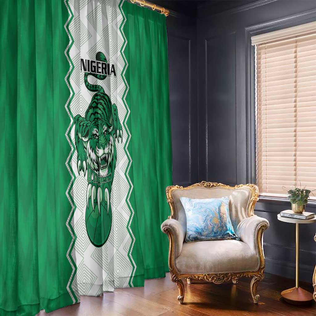 Nigeria Basketball Window Curtain Go DTigers - Wonder Print Shop